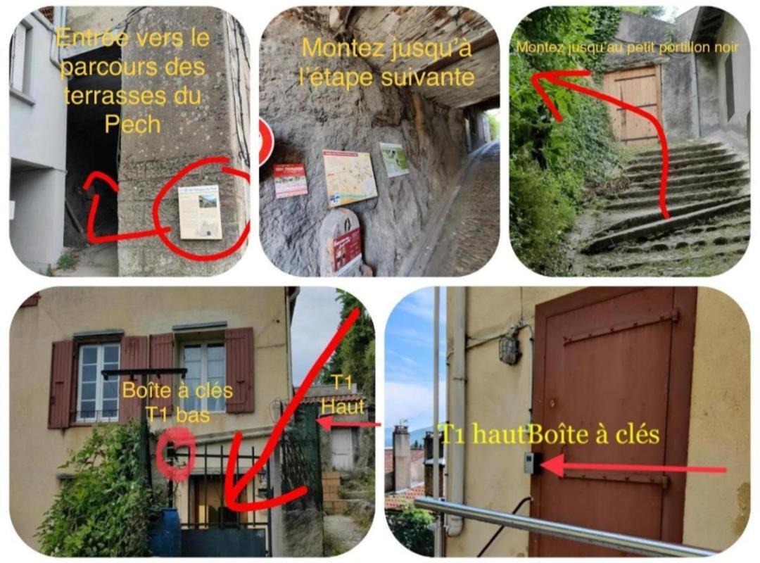 Hebergements Entiers Two Homes T1 Bas Or T1 Haut -Aux Terrasses Du Pech Foix Eksteriør billede